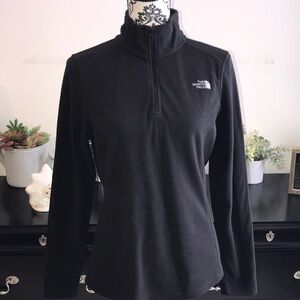The North Face Glacier 1/4 Zip Fleece TNF Black Size Medium